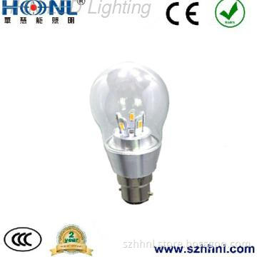 5W clear glass LED globes bulb lamp